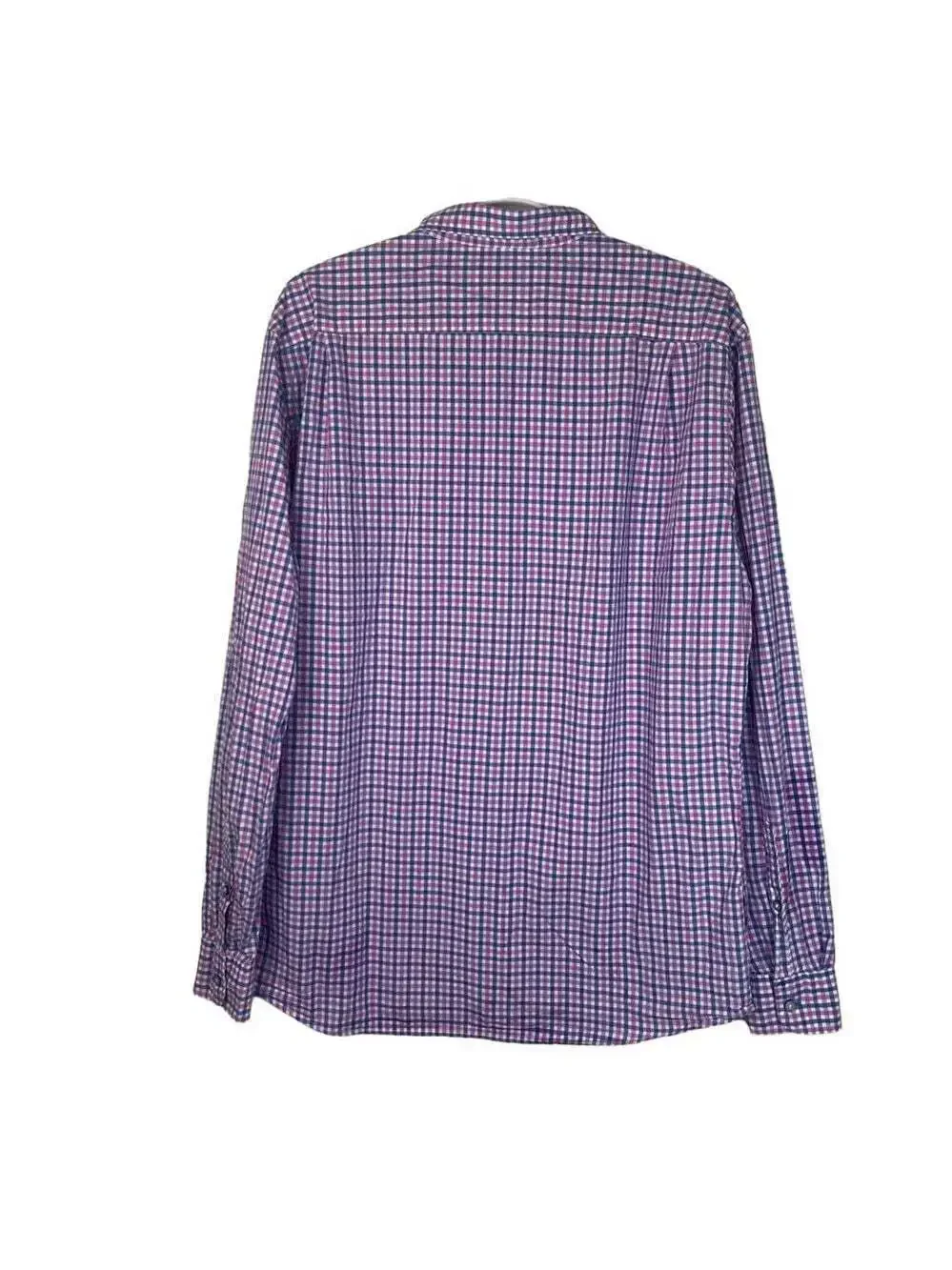 RODD & GUNN Sports Fit Pink Blue Gingham Checked Button Down Dress Shirt XL